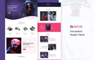 Virtux One Product Store Shopify Template