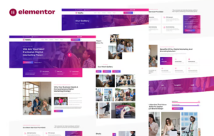 Wefa – Digital Marketing & Brand Design Agency Elementor Template Kit