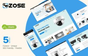 ZOSE – CCTV Security & Electronics Shopify Theme