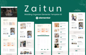 Zaitun – Wedding Organizer Elementor Template Kit