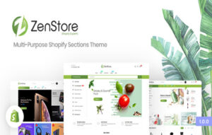 ZenStore- Multi-Purpose Shopify Sections Theme