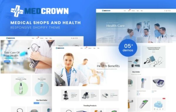 Medcrown – Medical Responsive Shopify Theme