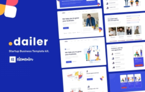 Dailer – Startup Elementor Template Kit