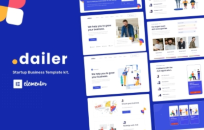 Dailer – Startup Elementor Template Kit