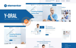 Y-Oral – Dentist & Dental Clinic Elementor Template Kit