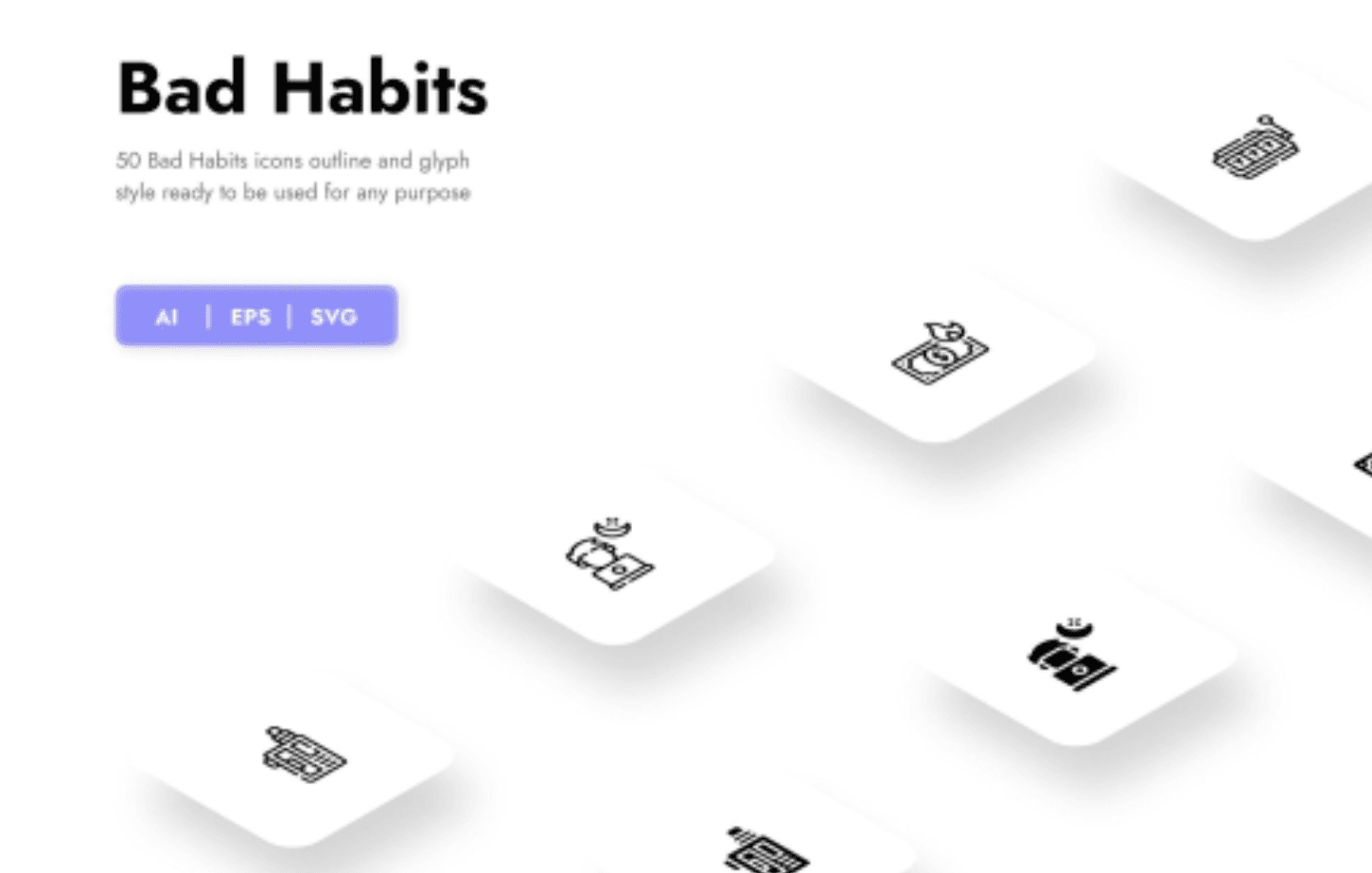 Bad Habits Icon Bad Habits Icon