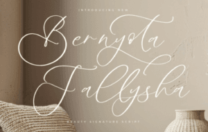 Bernyota Fallysha Signature Script