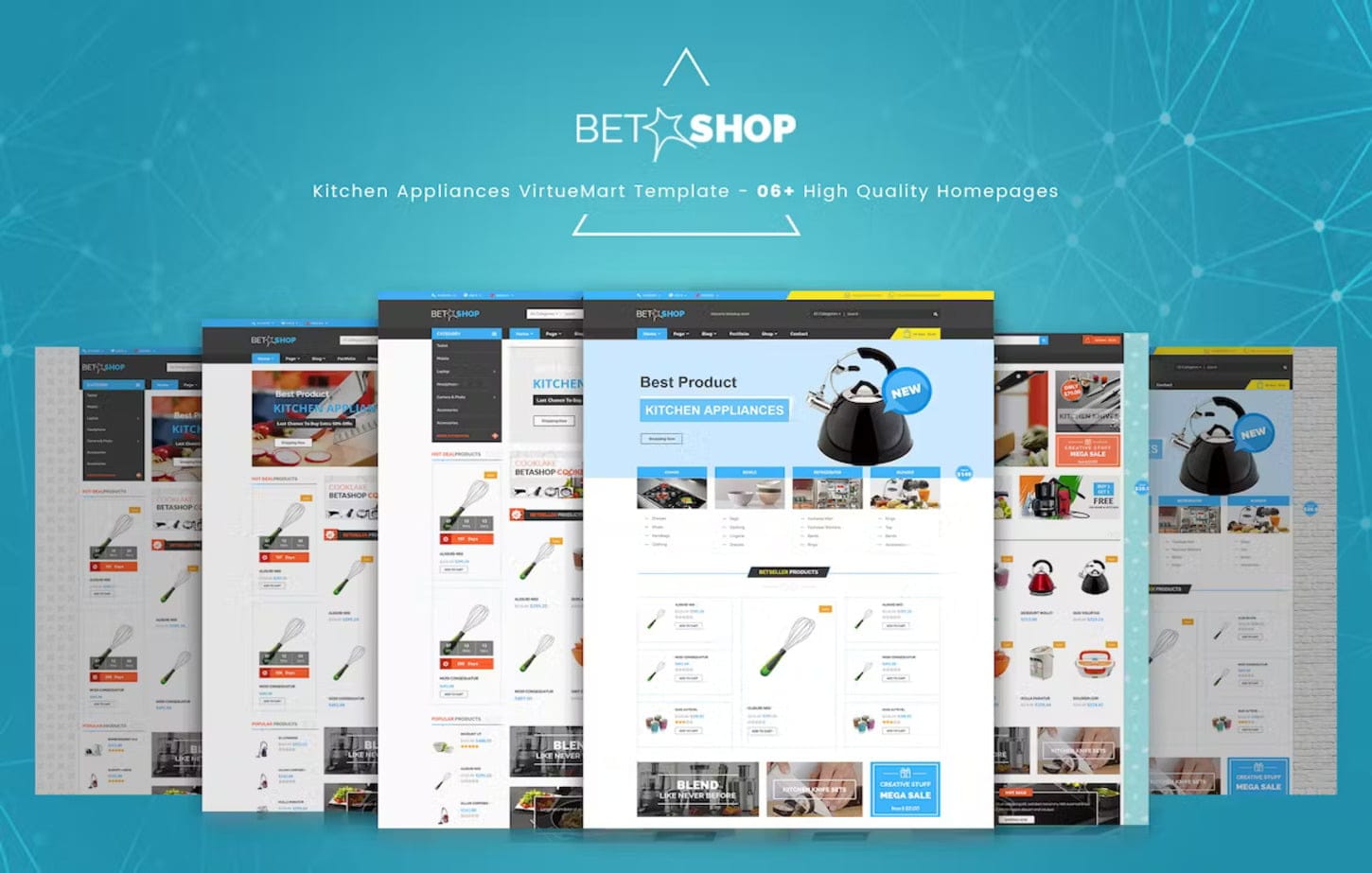 BetaShop – Kitchen Appliances VirtueMart Template BetaShop – Kitchen Appliances VirtueMart Template
