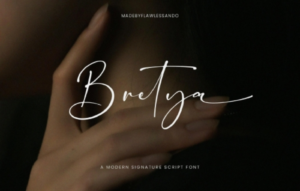 Bretya – Modern Signature Font