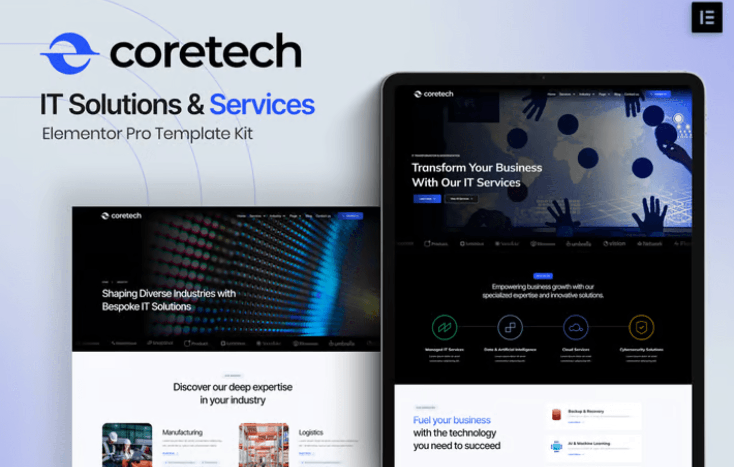 Coretech – IT Solutions & Services Elementor Pro Template Kit Coretech – IT Solutions & Services Elementor Pro Template Kit