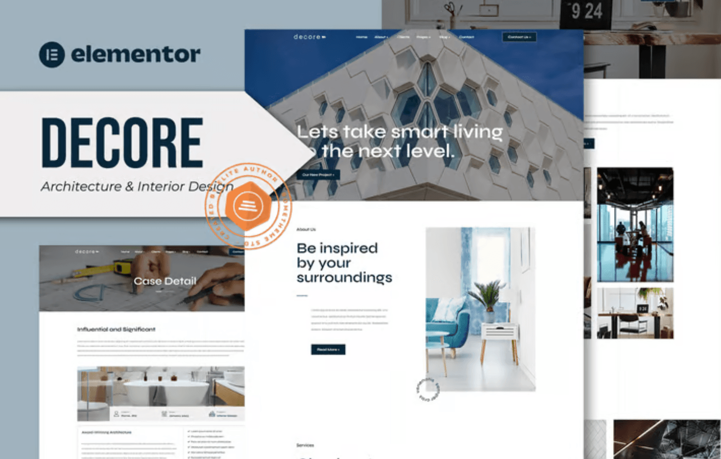 Decore – Architecture & Interior Design Elementor Pro Template Kit Decore – Architecture & Interior Design Elementor Pro Template Kit