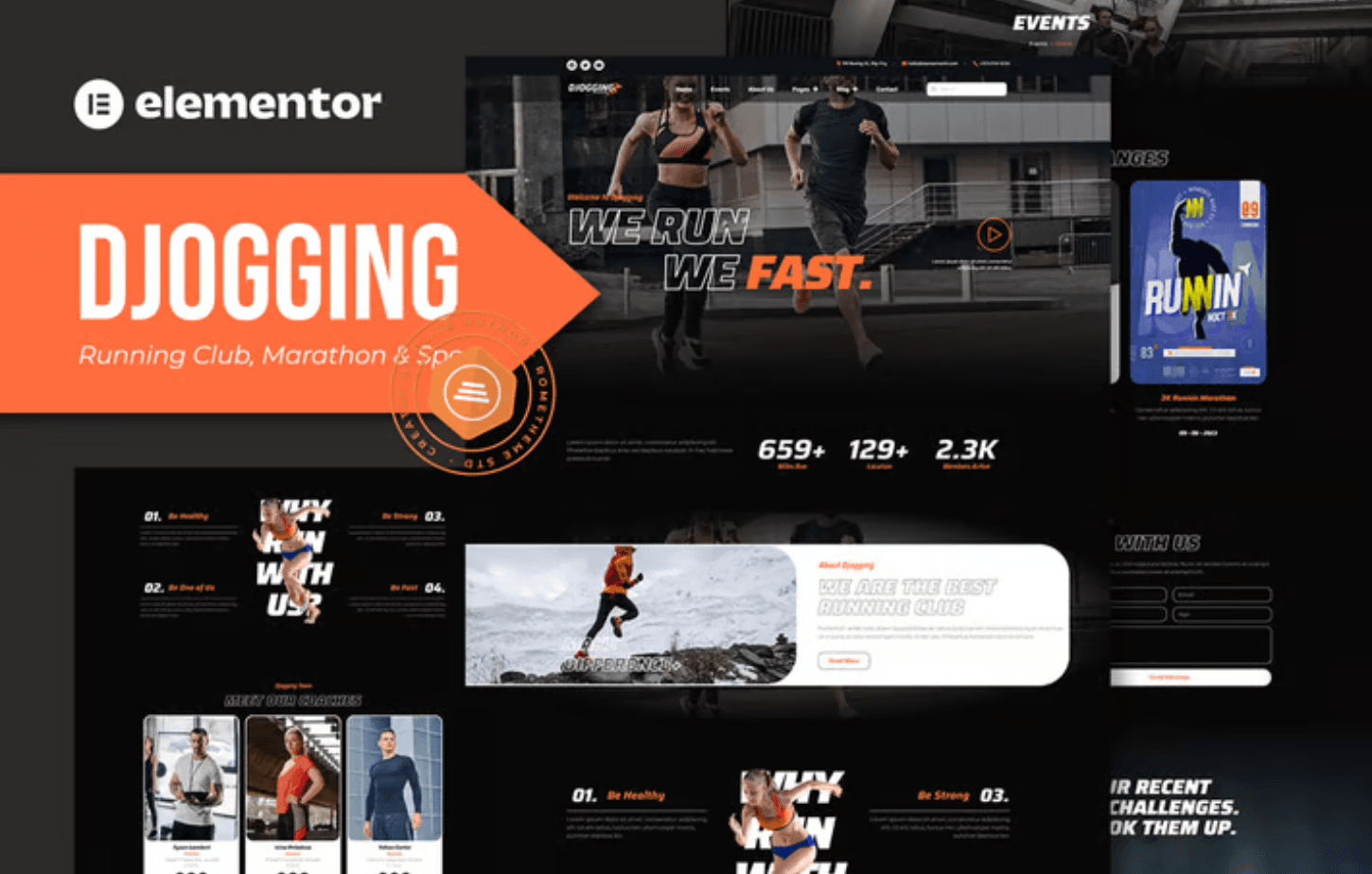 Djogging – Running Club Marathon & Sport Elementor Pro Template Kit Djogging – Running Club Marathon & Sport Elementor Pro Template Kit