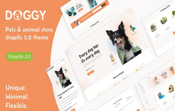 Doggy – Pets & Animals Responsive Shopify Theme - Image 1