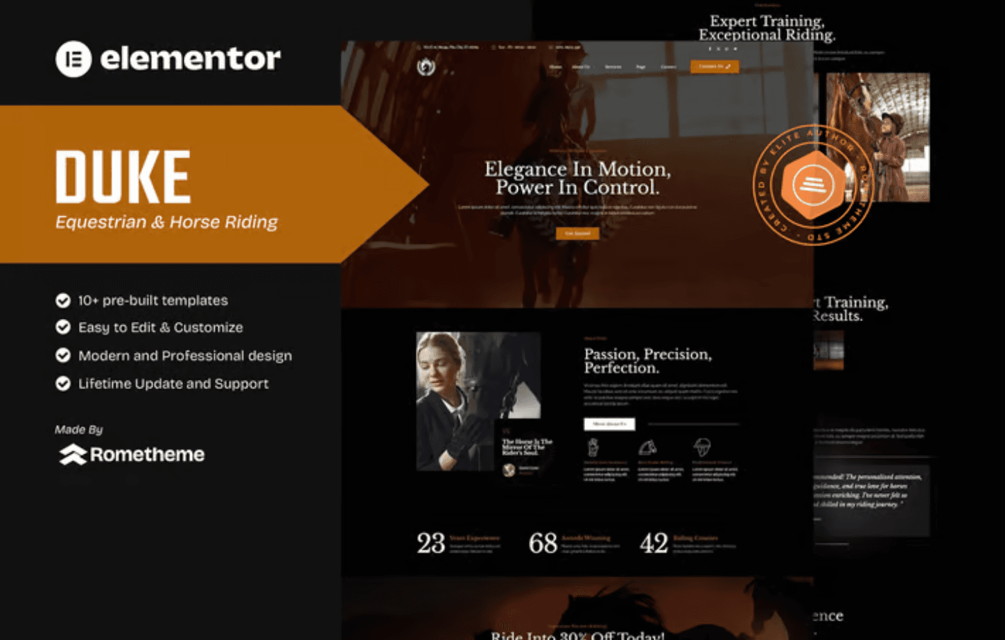 Duke – Equestrian & Horse Riding Elementor Template Kit Duke – Equestrian & Horse Riding Elementor Template Kit