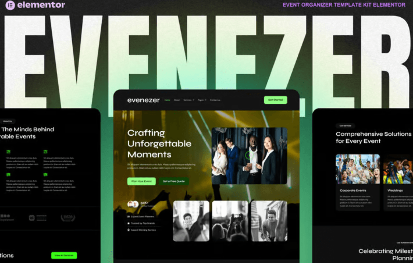 Evenizer – Event Organizer Elementor Template Kit Evenizer – Event Organizer Elementor Template Kit