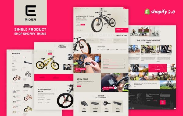 Ezyrider – Single Product Shop Shopify Theme - Image 1