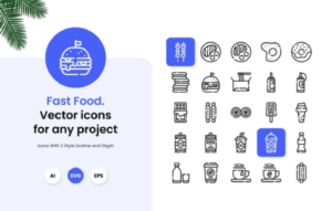 Fast Food Icons