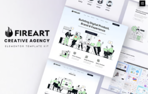 Fireart – Creative Agency Elementor Template Kit