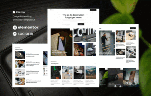 Gizmo Gadget Review Blog & Magazine Elementor Template Kit