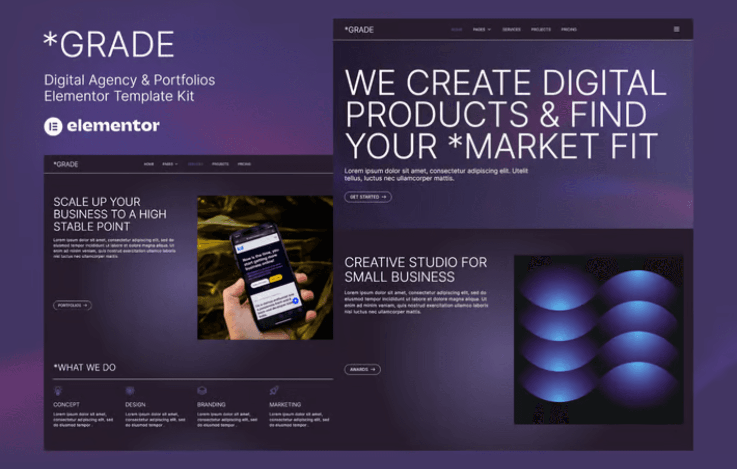Grade-–-Creative-Agency-Portfolios-Elementor-Template-Kit.png Grade – Creative Agency & Portfolios Elementor Template Kit - Image 1