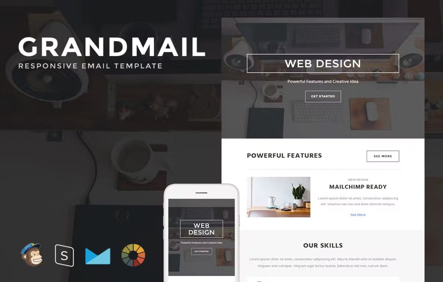 GrandMail-Email-StampReady-Builder.jpg GrandMail – Responsive Email + StampReady Builder - Image 1