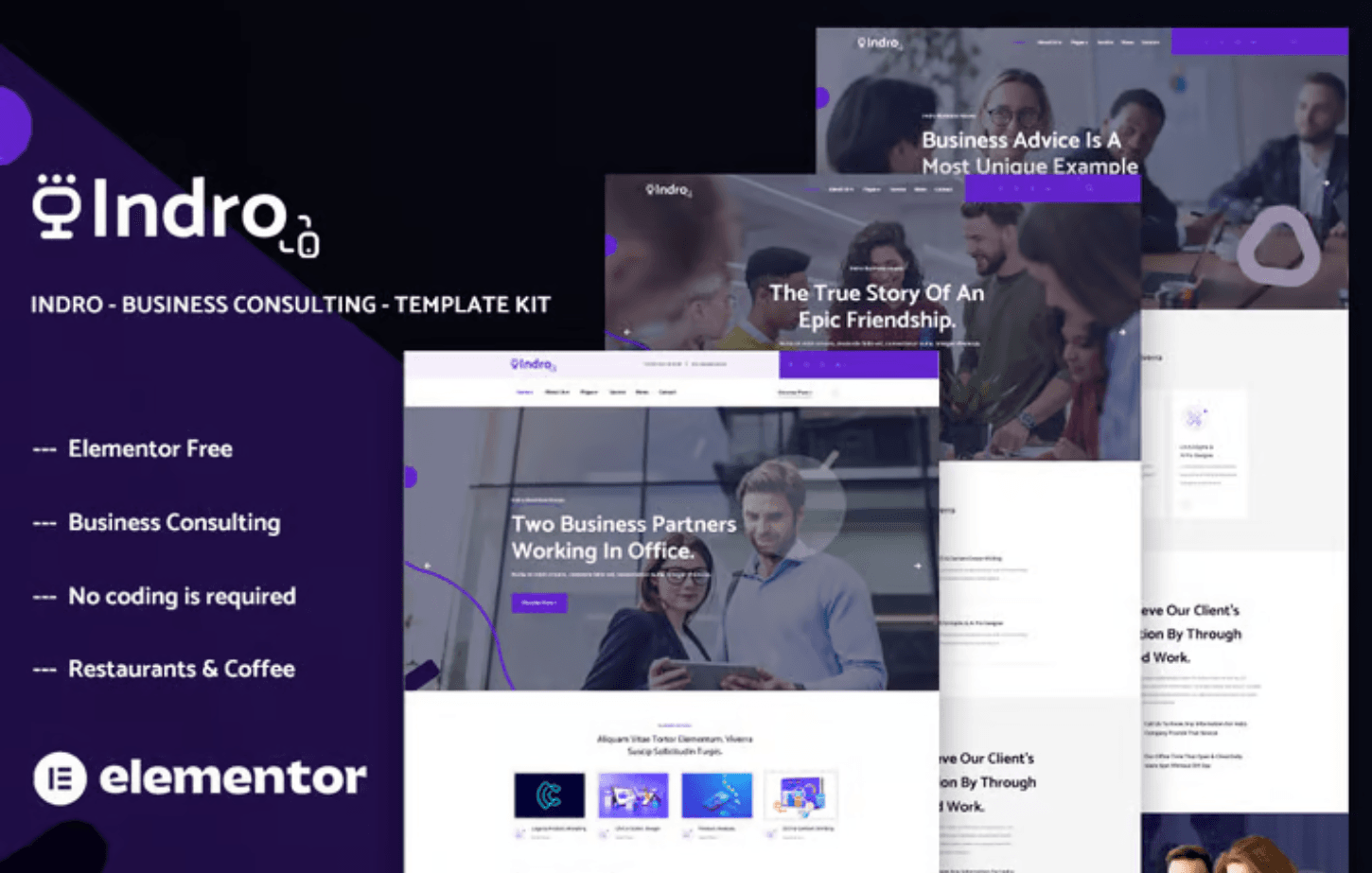 Indro – Business Consulting Elementor Template Kit Indro – Business Consulting Elementor Template Kit
