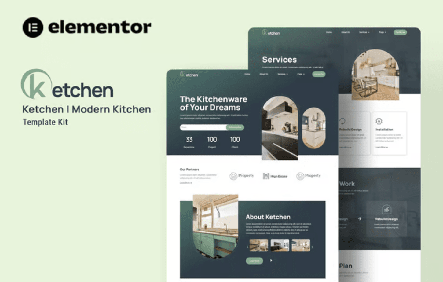 Ketchen – Modern Kitchen Elementor Template Kit Ketchen – Modern Kitchen Elementor Template Kit