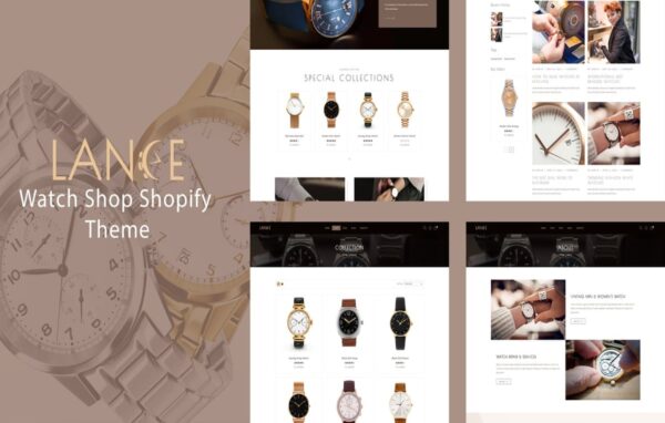 Lance – Watches Store Shopify Theme - Image 1