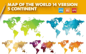 Map Of The World 14 Version