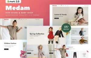 Medam – Kids Store Baby Shop Shopify Theme 1