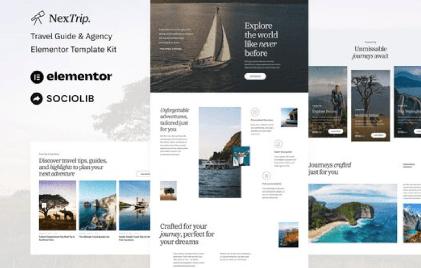 NextTrip-1.png NextTrip – Travel Guide & Agency Elementor Template Kit - Image 1