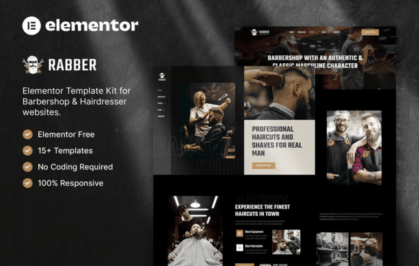 Rabber-–-Barbershop-Hairdresser-Elementor-Template-Kit.png Rabber – Barbershop & Hairdresser Elementor Template Kit - Image 1