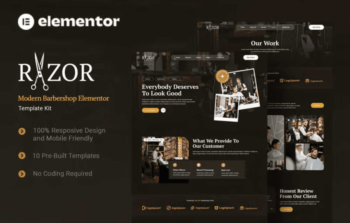 Razor-–-Modern-Barbershop-Elementor-Template-Kit.png Razor – Modern Barbershop Elementor Template Kit - Image 1