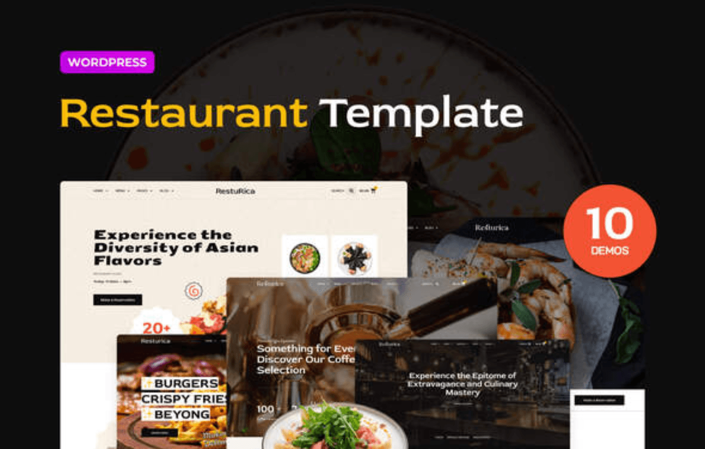 Resturica.png Resturica – Food Industry Elementor Pro Template Kit - Image 1
