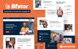 Blstor Construction & Architecture Elementor Template Kit