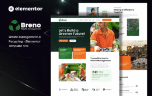 Breno Waste Management & Recycling Elementor Template Kits
