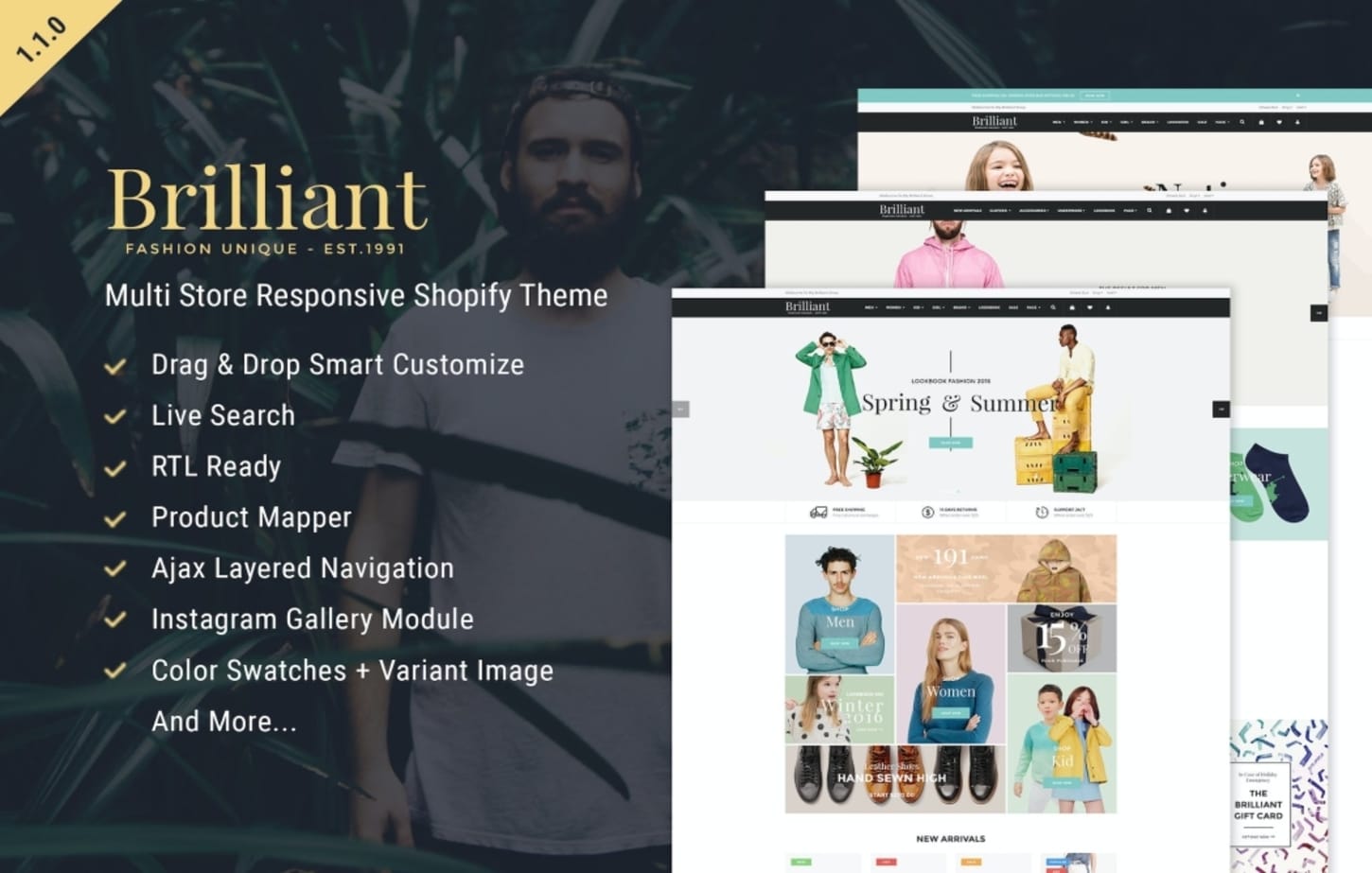 Brilliant Shopify theme (1) Brilliant Shopify theme