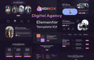 Digirox Digital Agency Elementor Template Kit