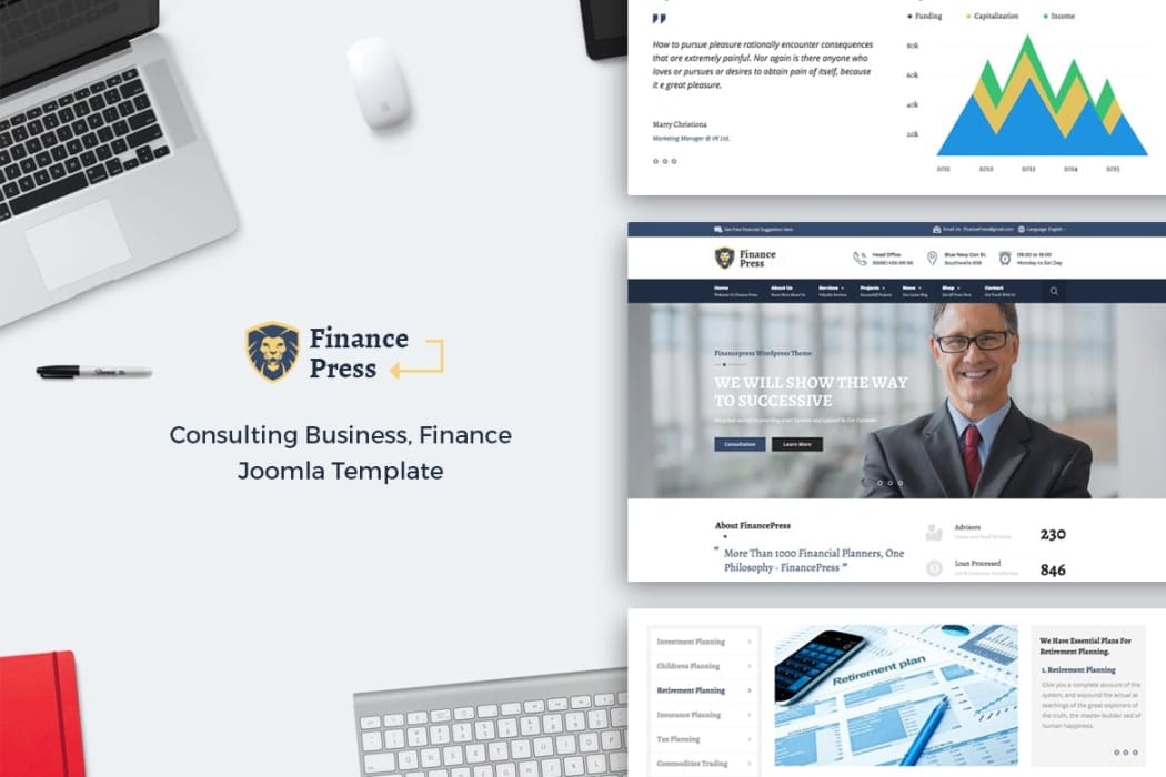 Finance Press – Consulting Business Joomla theme Finance Press – Consulting Business Joomla theme
