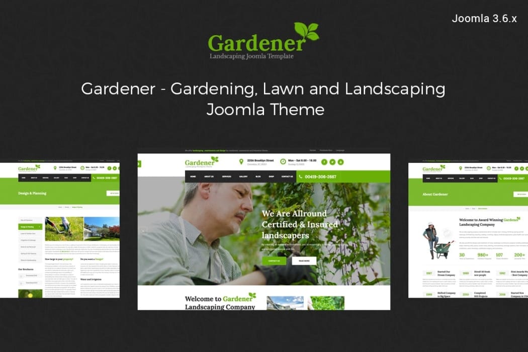 Gardener-Gardening and Landscaping joomla template Gardener-Gardening and Landscaping joomla template
