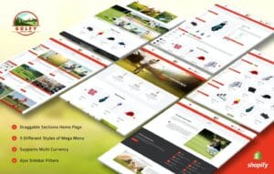 Golfy Shopify theme