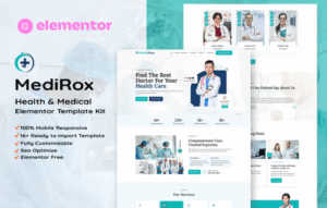 MediRox Health & Medical Elementor Template Kit