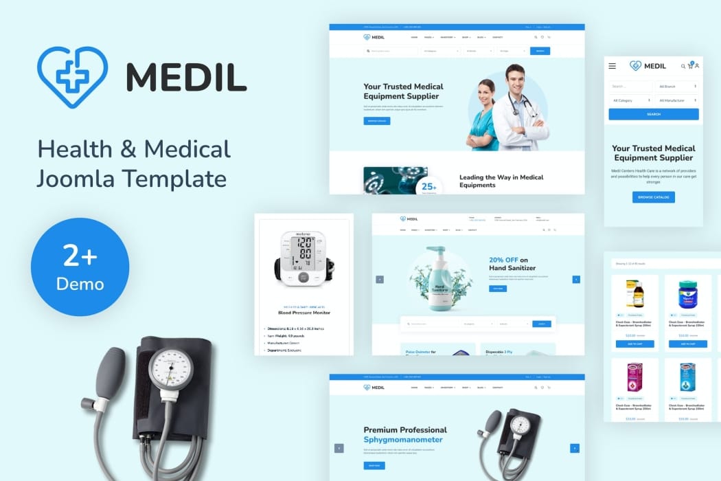 Medil – Medical & Healthcare Joomla 4 Template Medil – Medical & Healthcare Joomla 4 Template