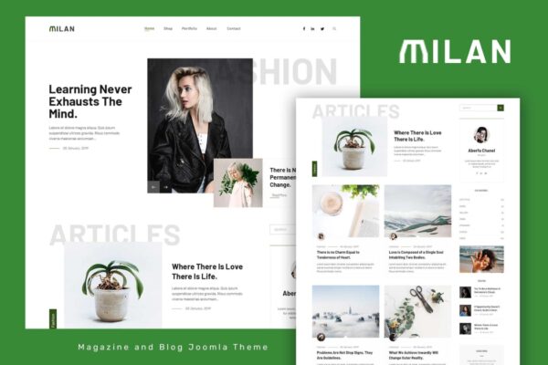 Milan Joomla Template