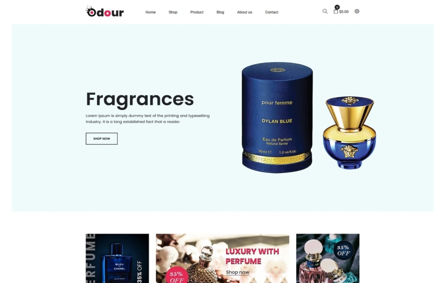 Odour Shopify Theme Odour Shopify theme