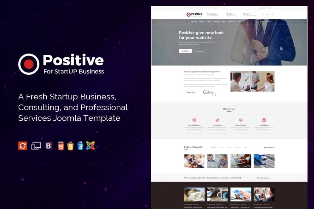 Positive – Startup Business Joomla Template Positive – Startup Business Joomla Template