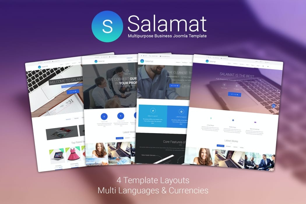 Salamat – Multipurpose Business Joomla Template Salamat – Multipurpose Business Joomla Template