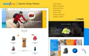 Sports Gear Shopify theme