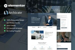Archicate – Architecture & Construction Consultant Elementor Pro Template Kit