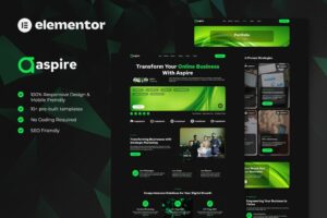Aspire – SEO & Digital Marketing Elementor Template Kit